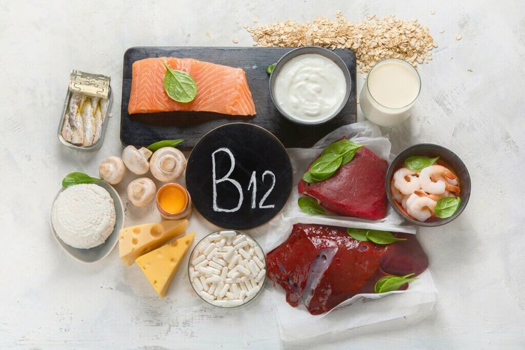 Aliments riches en vitamine B12.