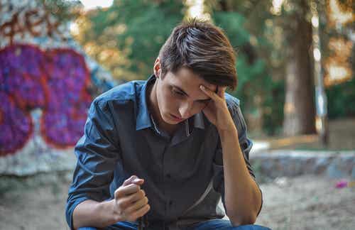 Adolescent en colère.