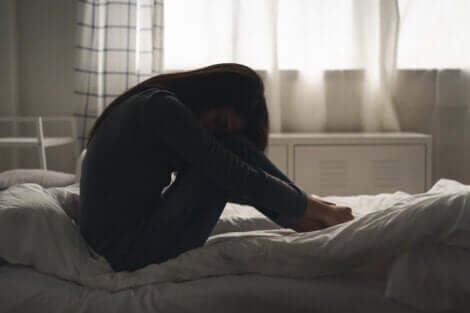 Dépression d'une femme.
