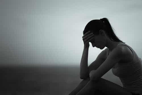 Une femme en dépression.