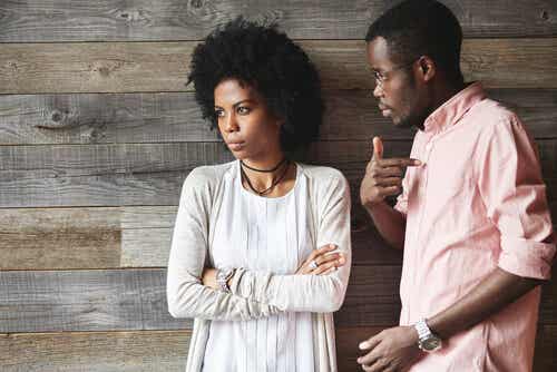 Couple qui se dispute.