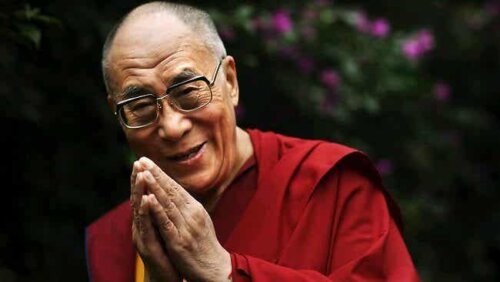 Rencontre entre Goleman et le Dalaï Lama.