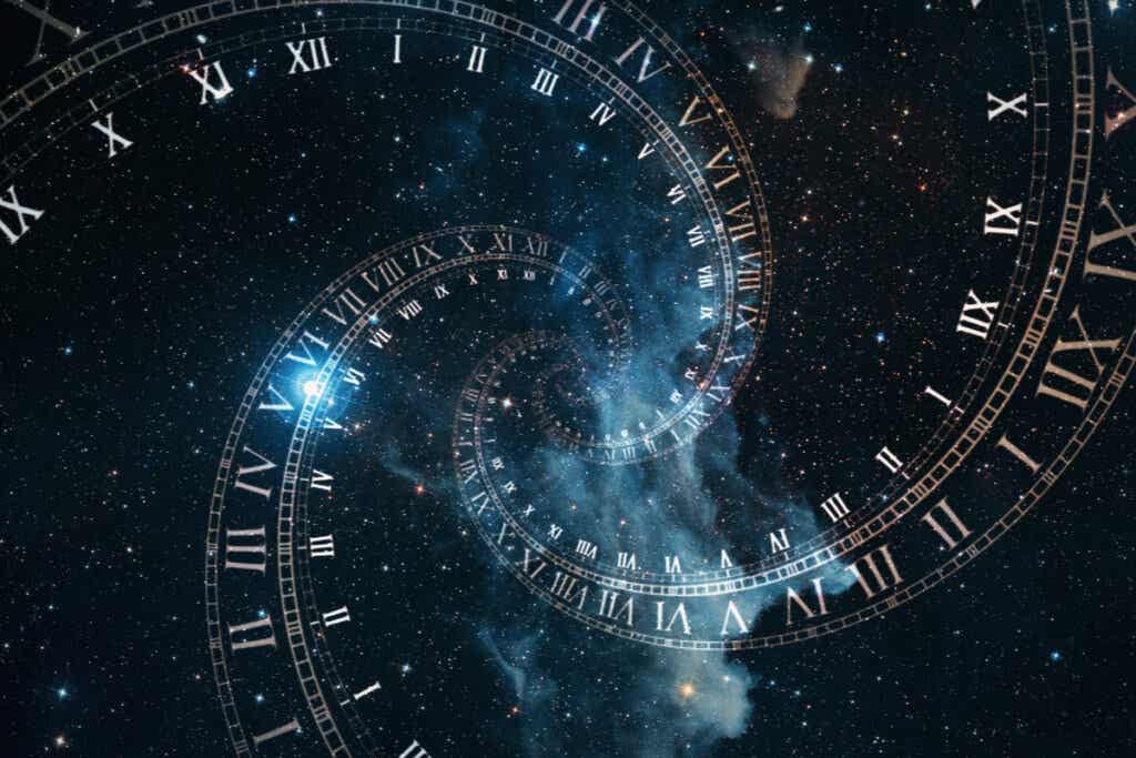 Horloge en spirale.