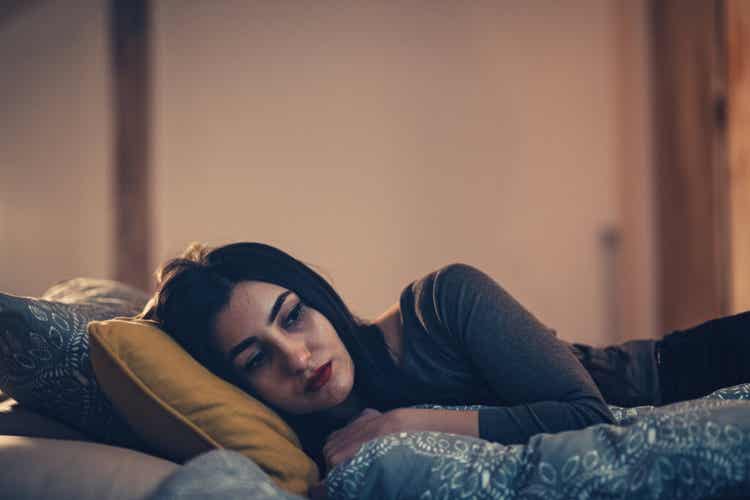femme triste
