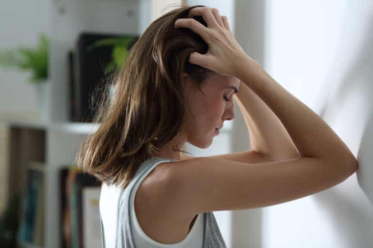 femme avec anxiété